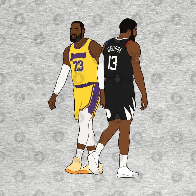 Lebron and Paul George by whelmd